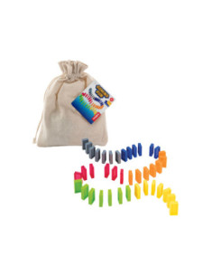 Dominostenen in Katoenen Tasje