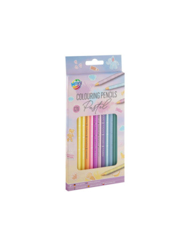Kleurpotloden Pastel 12st.