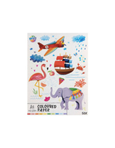 Gekleurd papier A4 50...