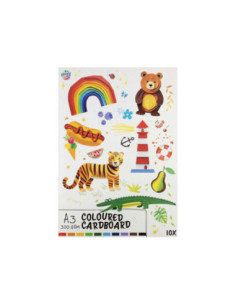 Gekleurd karton A3 10...