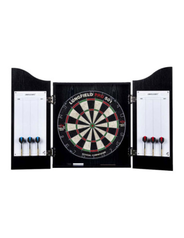 Houten Cabinet met Sisal Dartbord...