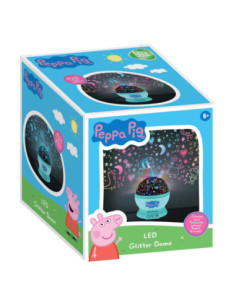 Peppa Pig Ledlamp Glitter Dome