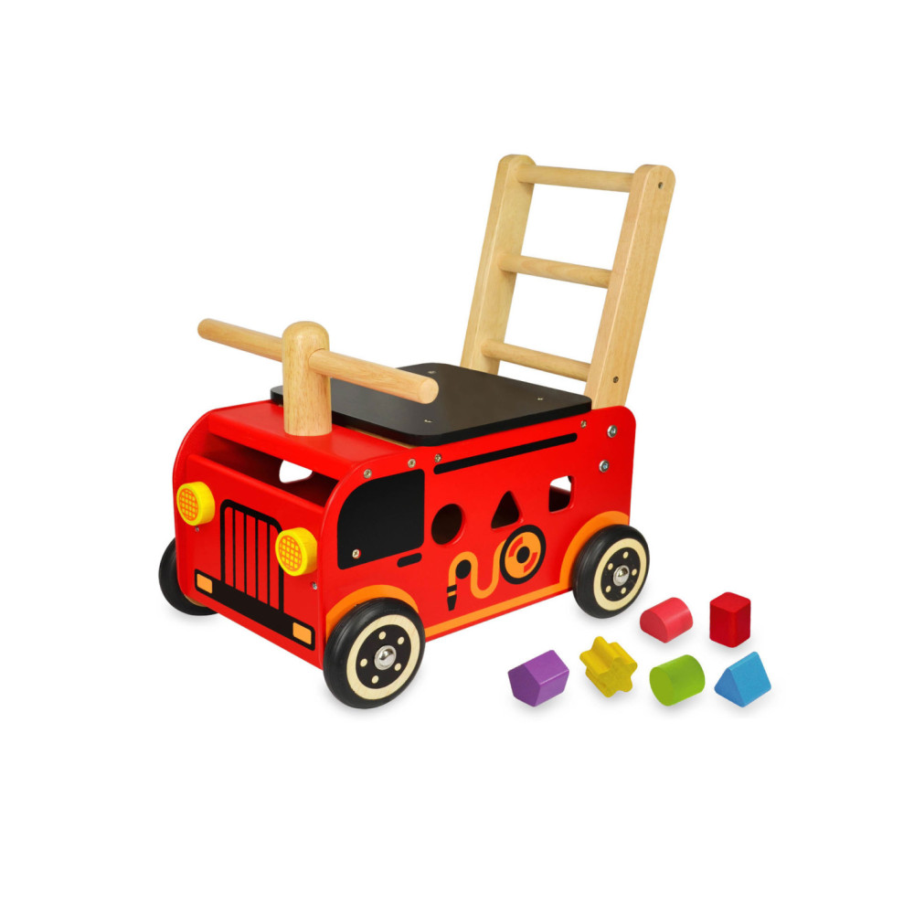 Im Toy Loop- en Duwwagen Brandweer