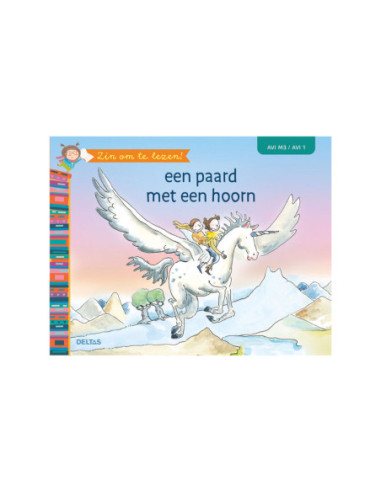 Zin om te lezen! een paard met een...