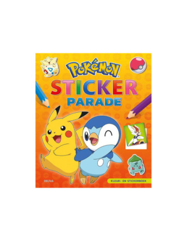 Pokemon Sticker Parade Kleur- en...