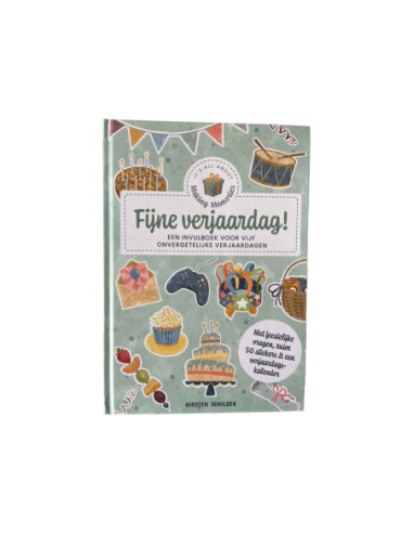 Fijne Verjaardag Invulboek Voor Vijf...