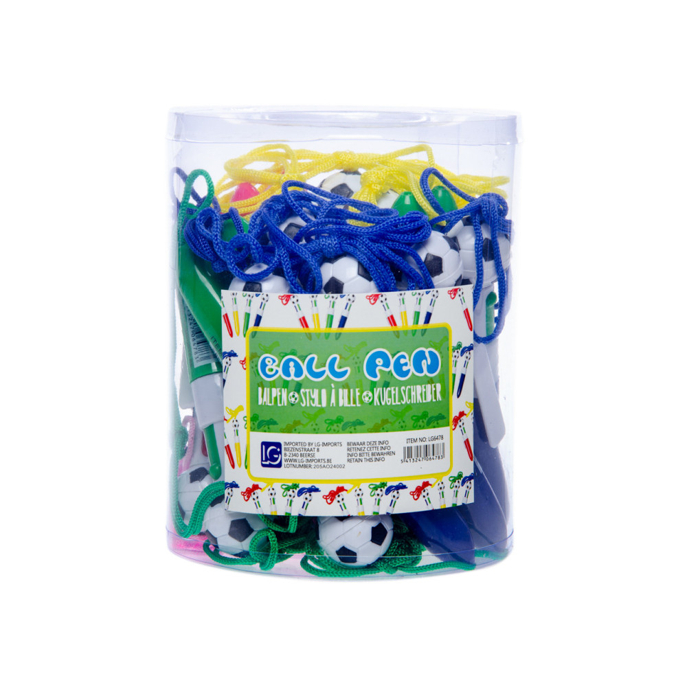 Meerkleurenpen - Voetbal 600st.