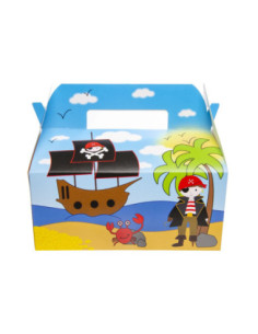 Menubox Piraat 22 X 12 Cm...