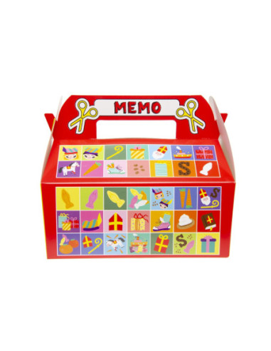 Menubox Sinterklaas Memory 22 x 12cm...