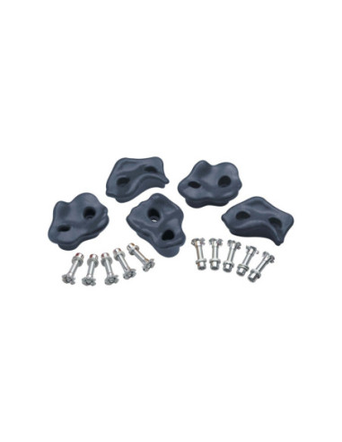 Swingking Klimstenen Set Antraciet, 5st
