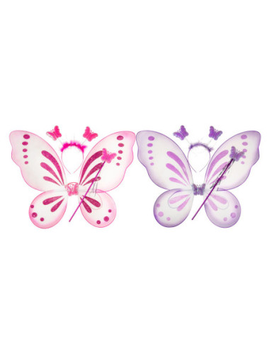 Vlindervleugels met Toverstaf & Tiara
