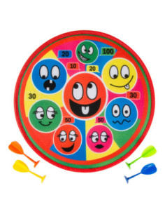 Dartspel Lachende Gezichten