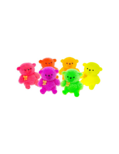 Puffer Beertje Kleur, 9cm