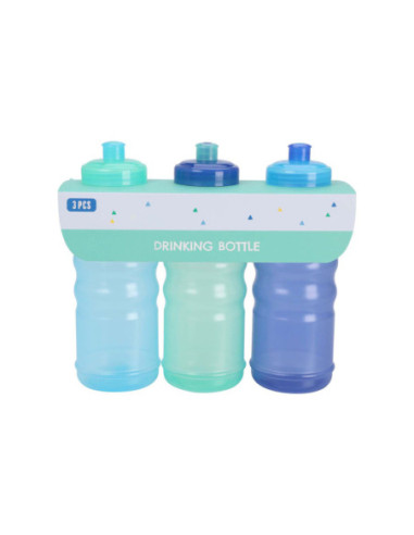 Sportfles 625ml Blauw, 3st.