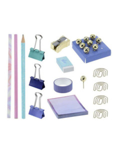 Schrijfwarenset Goud/Paars,...