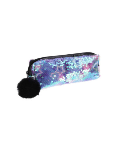 Etui met Pailletten en Pompom