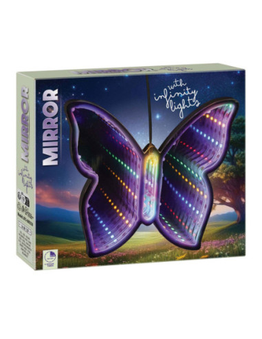 Spiegel Figuren Infinity Led - Vlinder