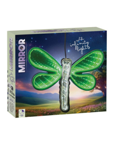 Spiegel Figuren Infinity Led - Libelle