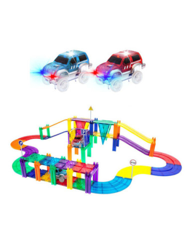 PicassoTiles Race Track - Magnetische...