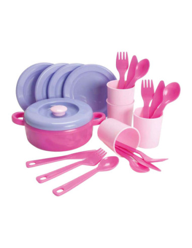 Dantoy Eetservies Pastel, 22dlg.