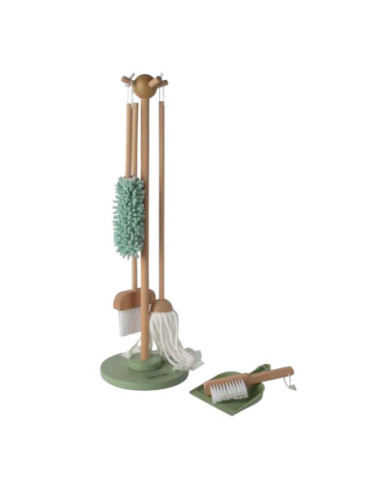 Dantoy Houten Schoonmaakset, 6dlg.