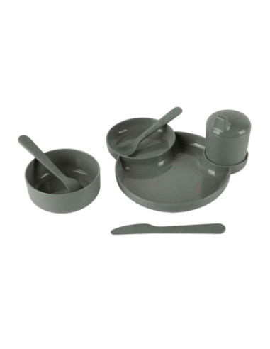 Dantoy Kinderservies Olijfgroen, 7dlg.