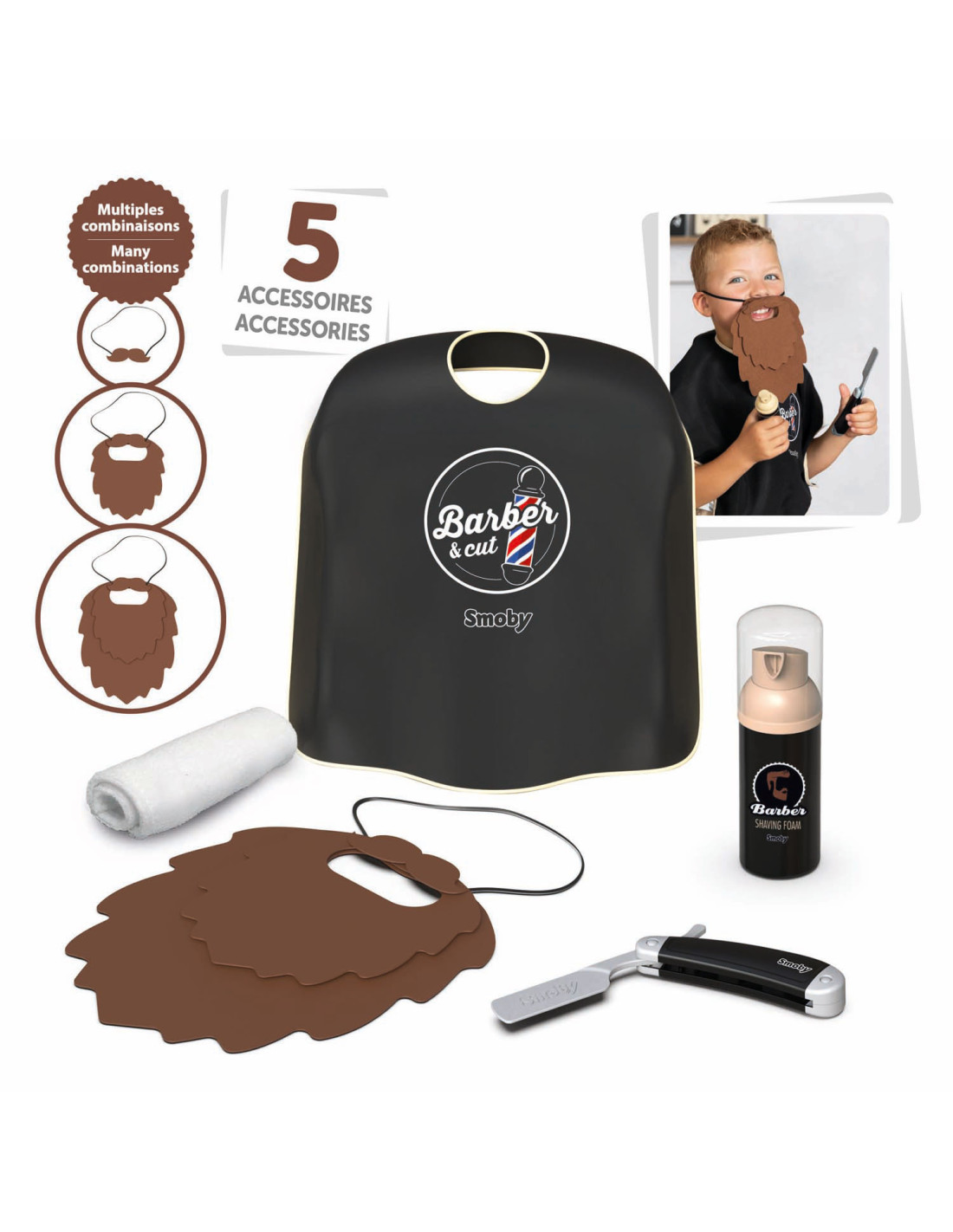Smoby Barber & Cut Barbier Mijn... Smoby Barber & Cut Barbier Mijn...
