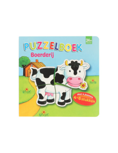 Puzzelboek Boerderij - 4 Puzzels