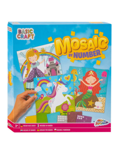 Mozaiek op Nummer - Eenhoorn, Prinses...