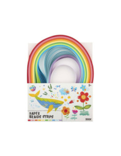 Papieren Vlechtstroken, 300st.