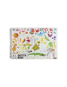 Schetsboek A3, 40 Vellen