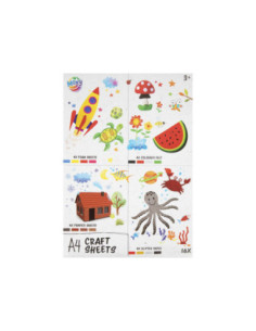 Knutselpapierset, 16dlg.