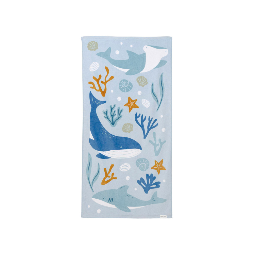 Little Dutch Badlaken Ocean Dreams Blauw - 120cm