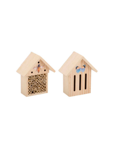 Houten Insectenhotel Vlinders/Bijen