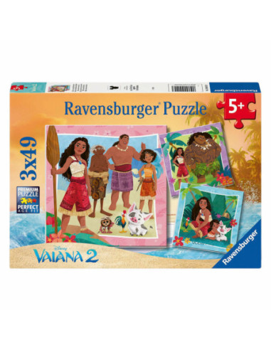 Legpuzzel Disney Vaiana 2, 3x49st.