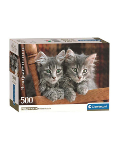 Clementoni Legpuzzel Kittens, 500st.