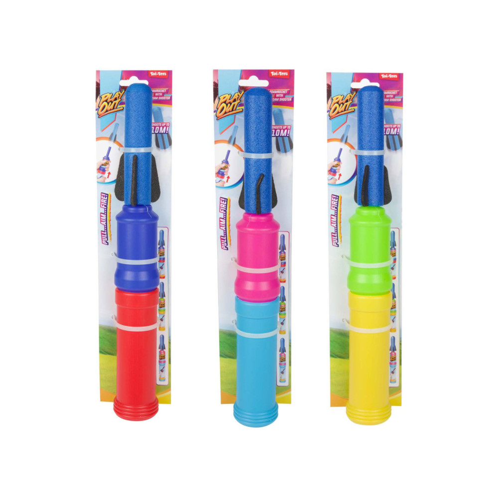Play Out Foamraket met Afschieter Air, 28cm