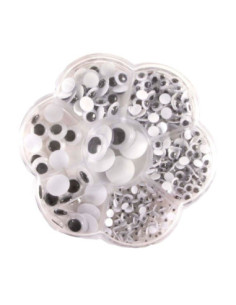 Wiebeloogjes in Opbergdoosje