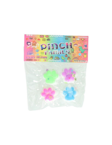 Pinch Family - Dierenpoot Squishy, 4...