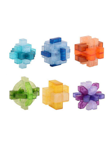 3D Breinpuzzel Transparant Kleur