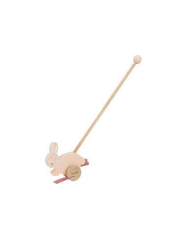 Trixie Houten Duwfiguur  - Mrs. Rabbit