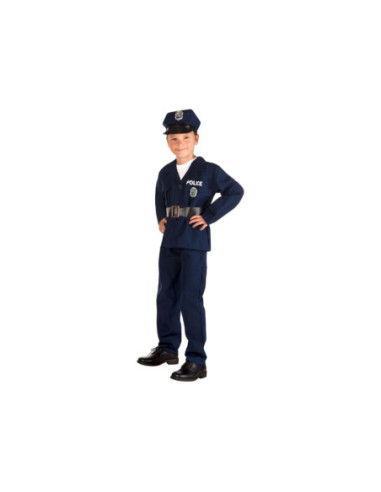 Kinderkostuum Politieagent, 7-9 jaar
