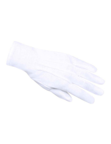Handschoenen met Drukknop Wit XL