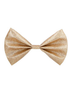 Vlinderstrik Glitter Goud