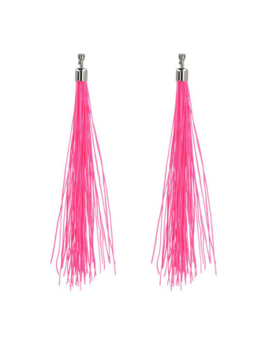 Oorbellen Festival Neon Roze, 20cm
