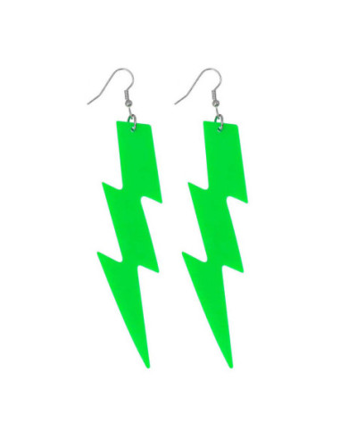 Oorbellen Flash Neon Groen