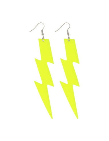 Oorbellen Flash Neon Geel