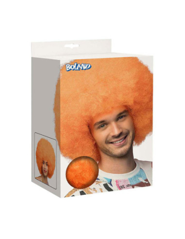 Pruik Sugar Neon Oranje