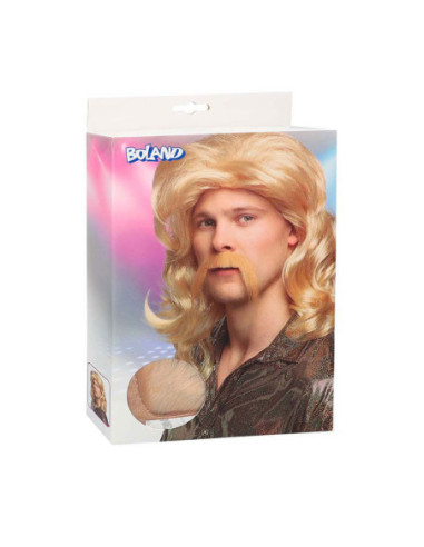 Pruik Barry met Snor