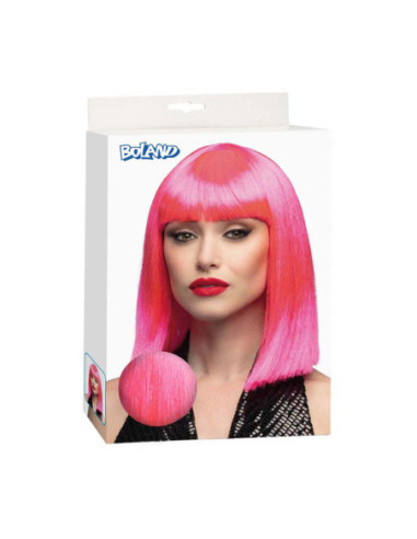 Pruik Dance Neon Roze
